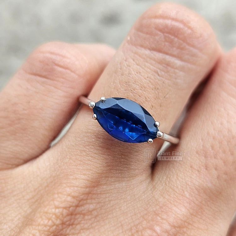 1.5-Ct-Marquise-Blue-Sapphire-Engagement-Ring