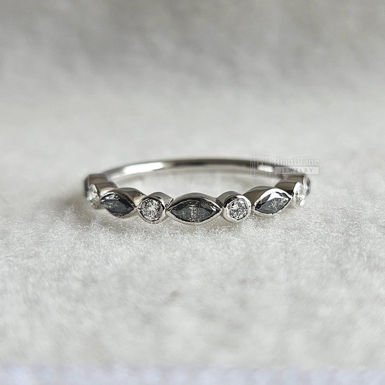 Salt-and-Pepper-Diamond-Wedding-Band