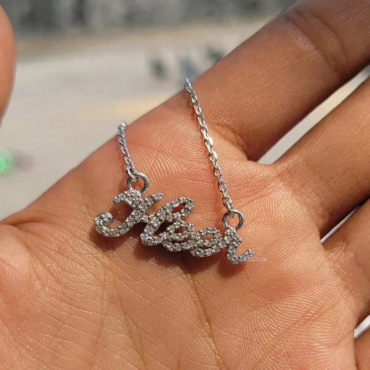 14K Gold Dainty Personalized Name Necklace For Her - Riant Fine Jewelry