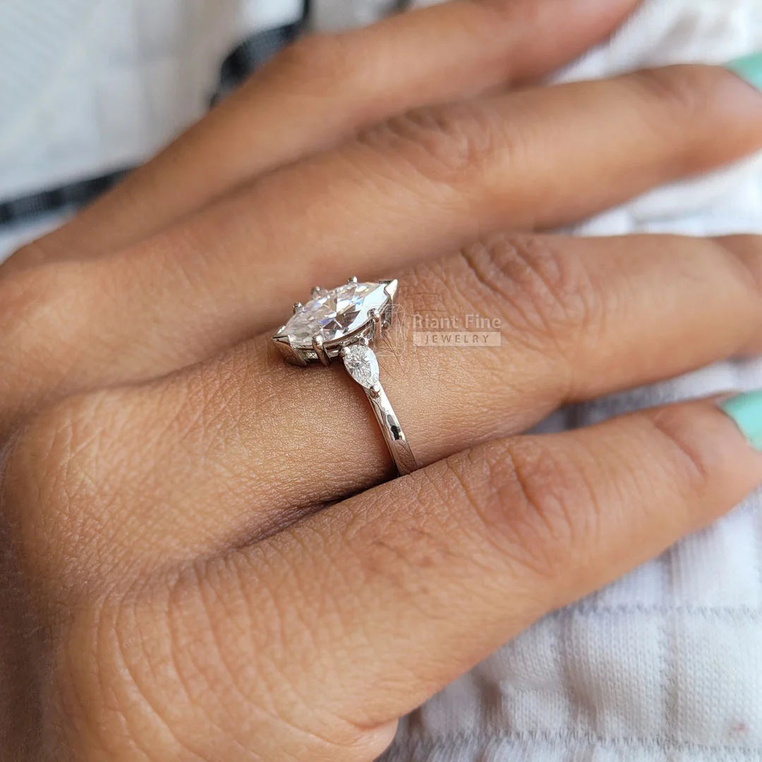 Dainty Promise Anniversary Rings