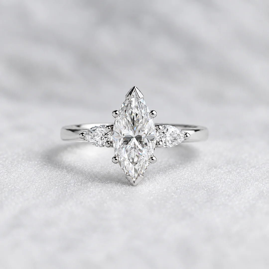 three stone bridal ring