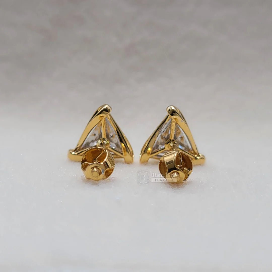Classic Illusion Pear Lab Grown Diamond Earrings - Riant Fine Jewelry LLC