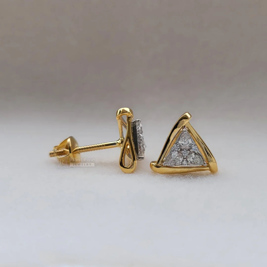 Yellow Gold Earrings