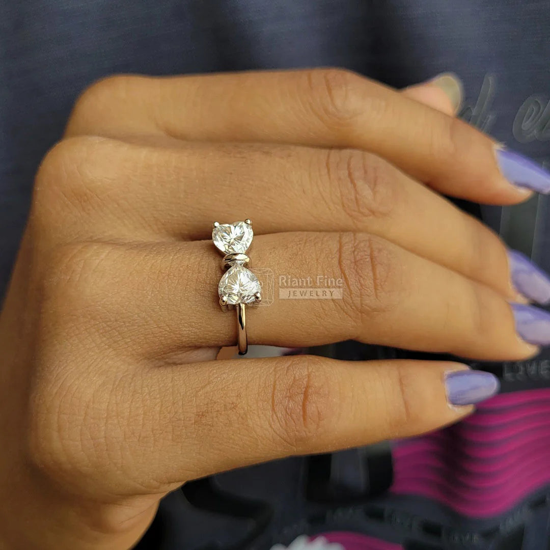Heart Shaped Lab Grown Diamond Ring