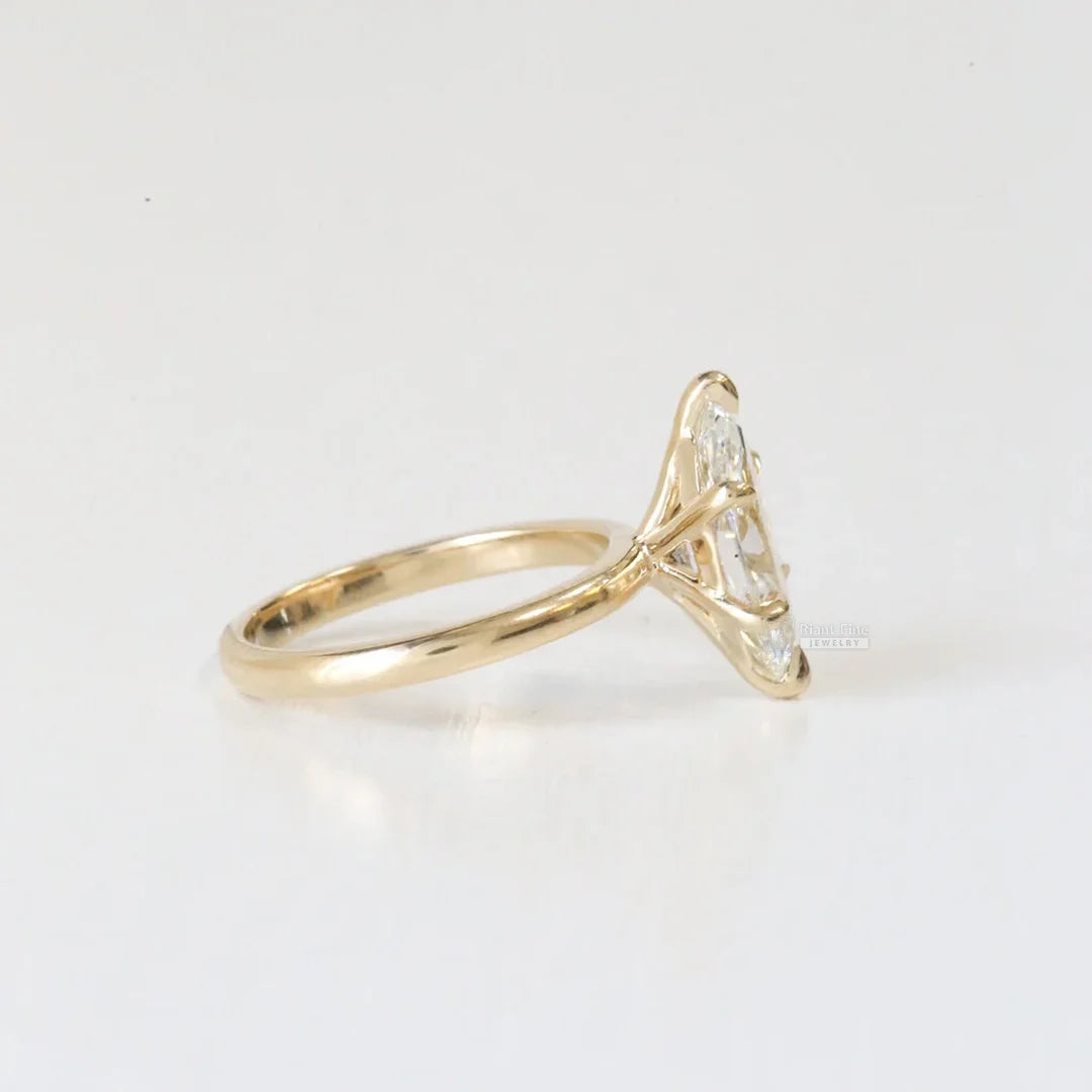 14K Yellow Gold Wedding Ring For Women
