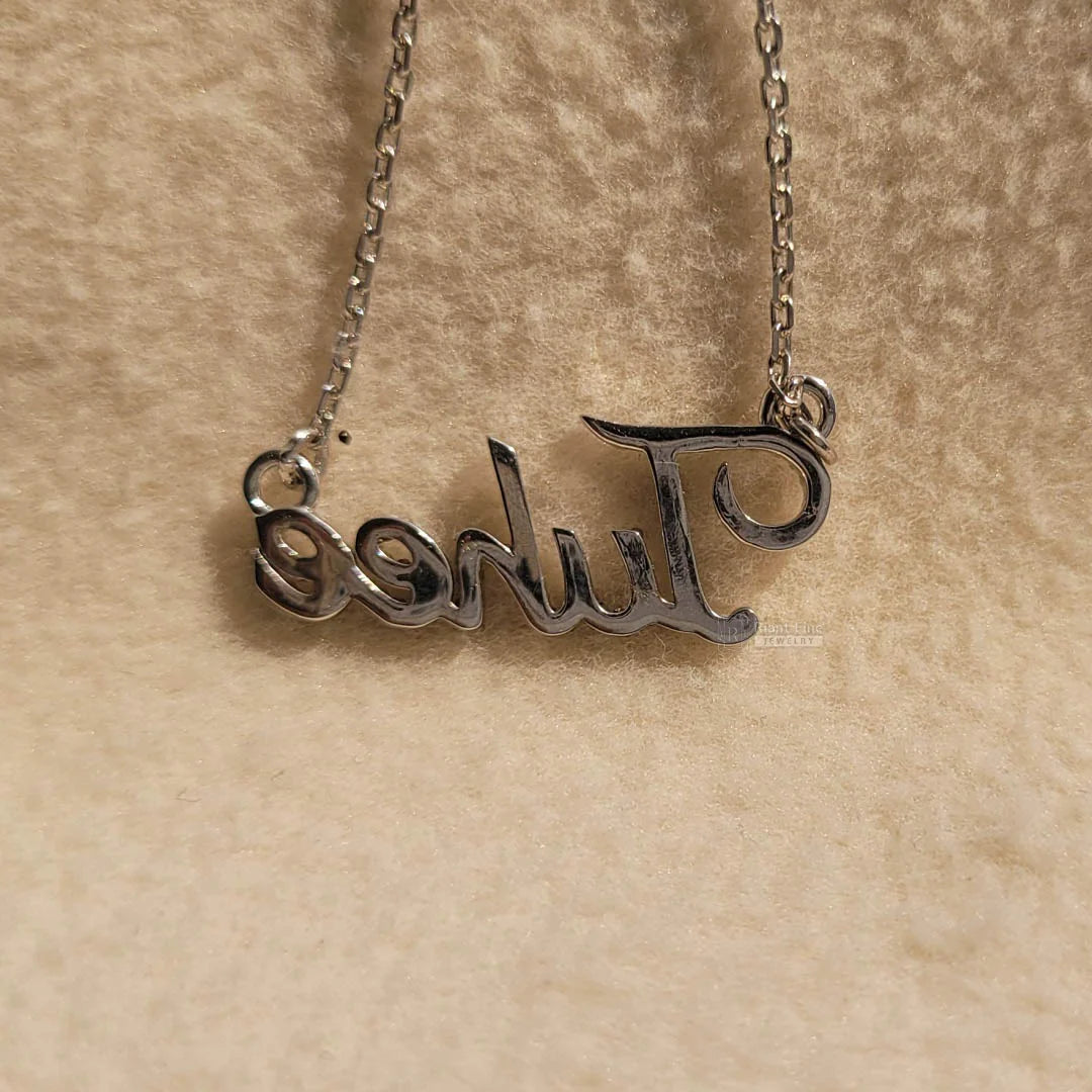 Custom Initial Necklace with Diamond