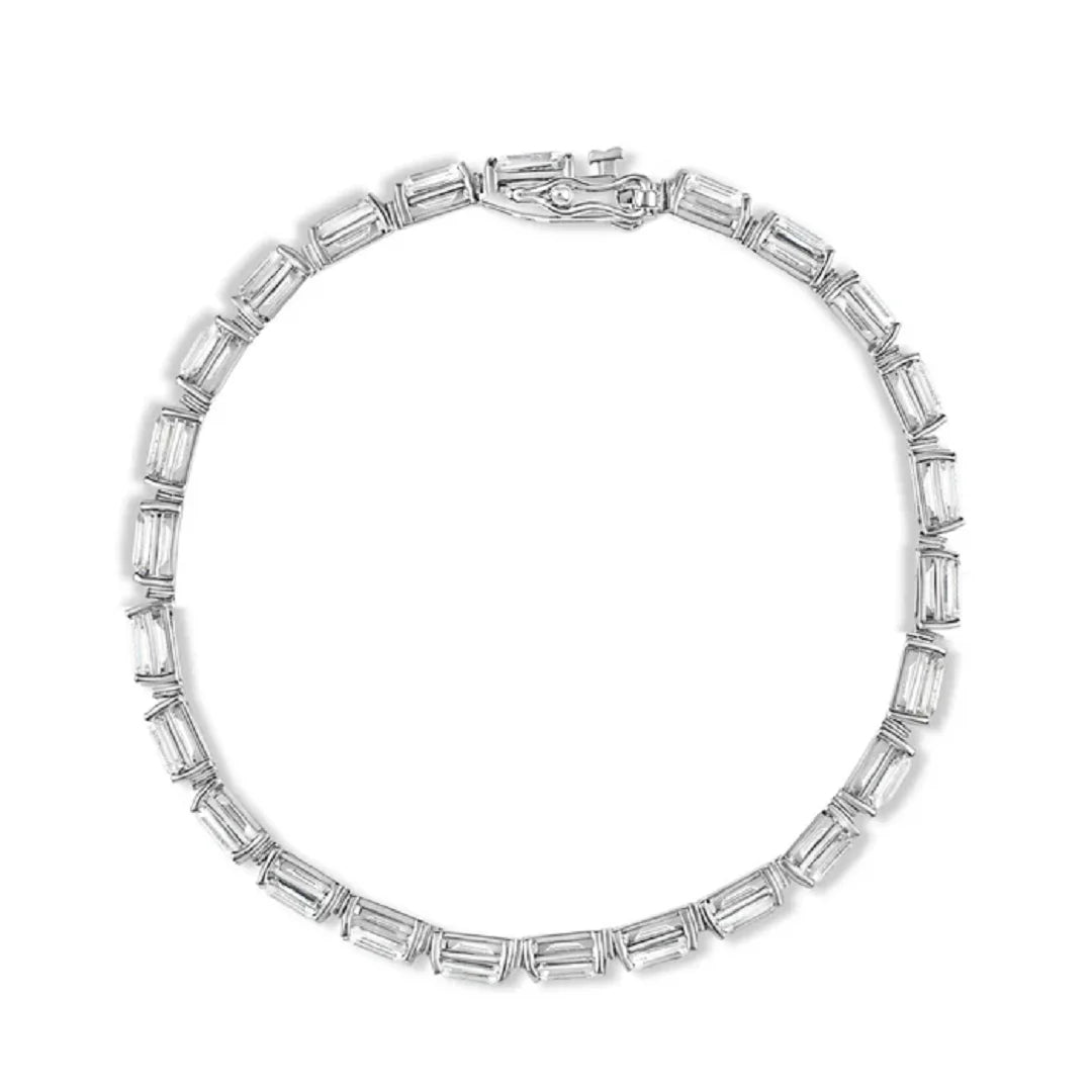 Moissanite diamond tennis bracelet