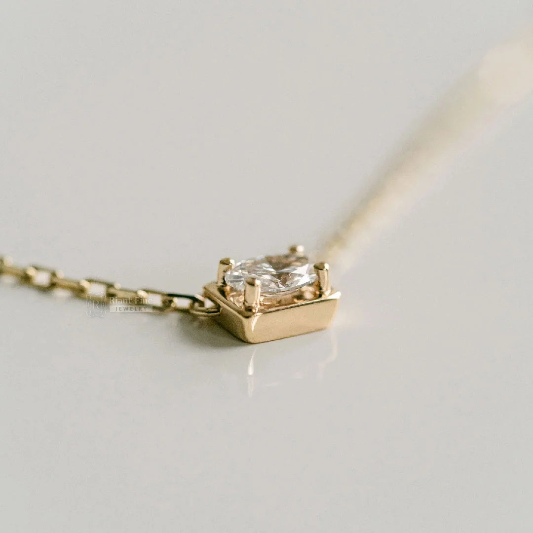 solitaire necklace for her