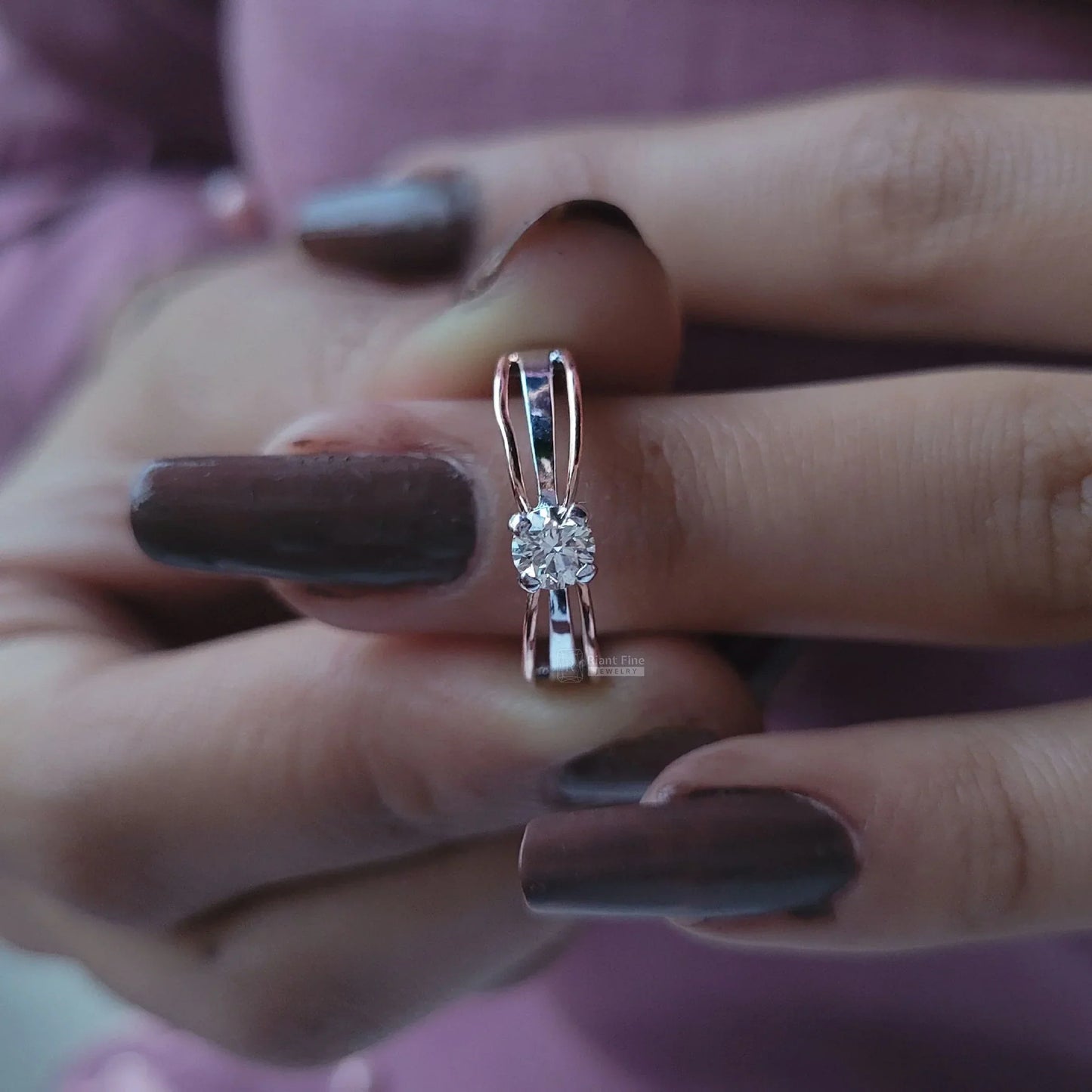 Solitaire Lab Grown Diamond