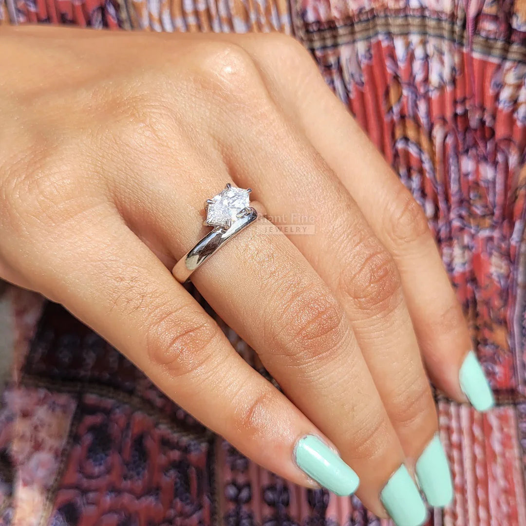 lab grown diamond ring