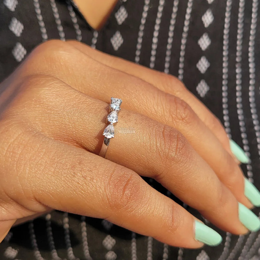 Eco-Friendly Pear Diamond