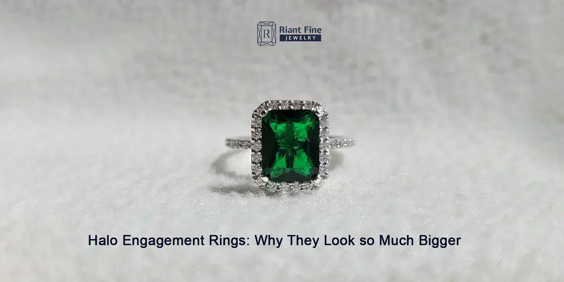 Halo Engagement Ring: Why They Look So Much Bigger