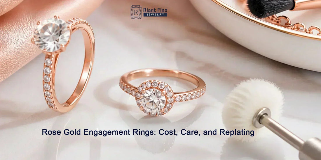 Rose Gold Engagement Rings: Cost, Care and Replating - Riant Fine Jewelry LLC