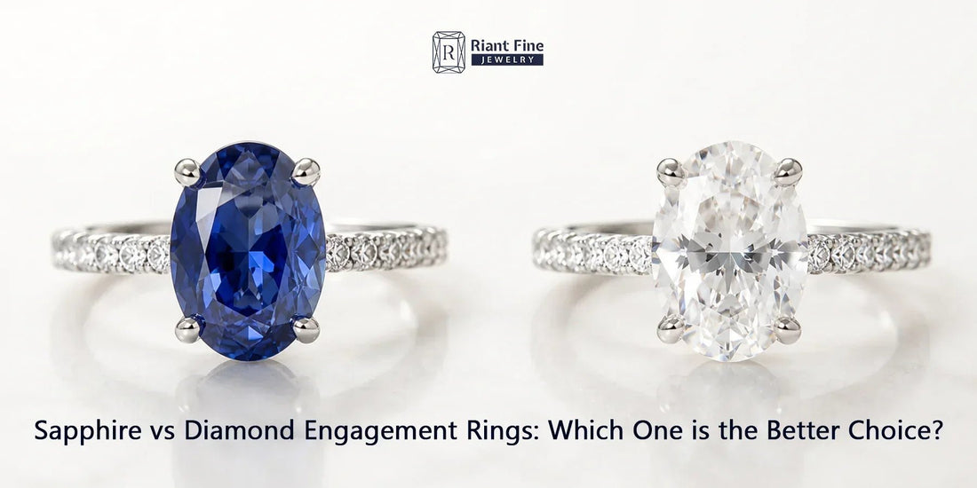 Sapphire vs Diamond Engagement Rings: Which One is the Better Choice? - Riant Fine Jewelry LLC
