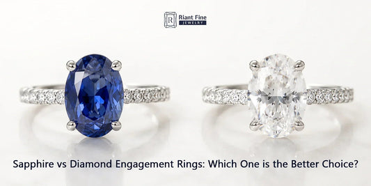 Sapphire vs Diamond Engagement Rings: Which One is the Better Choice? - Riant Fine Jewelry LLC