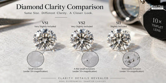 What Diamond Clarity Should I Buy? VS1 vs VS2 vs SI1 Explained - Riant Fine Jewelry LLC