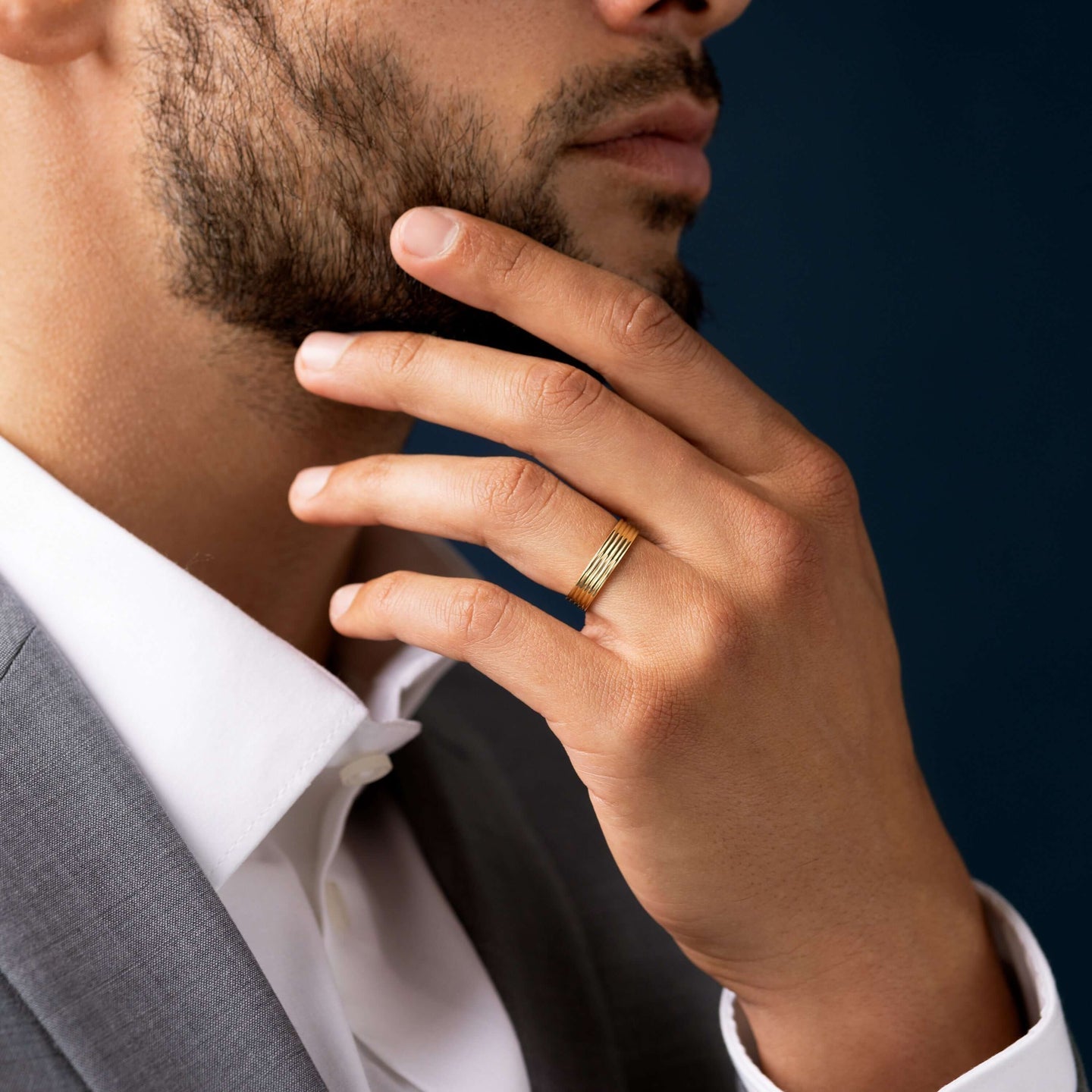 Lab Grown Diamond Men's Wedding Band - Riant Fine Jewelry