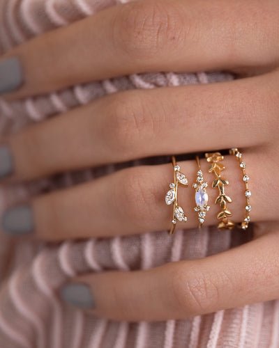 Moissanite Women's Wedding Band - Riant Fine Jewelry