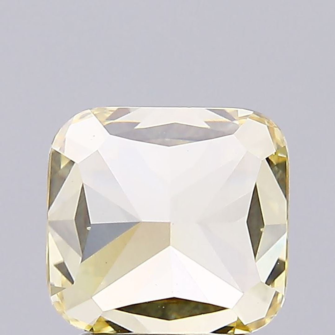 1 Ct Fancy Yellow Cushion Cut Lab Grown Diamond - Riant Fine Jewelry