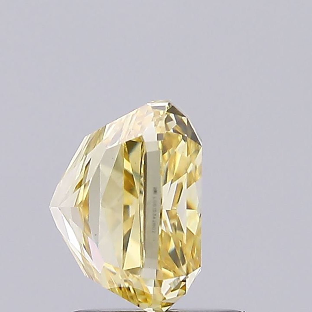1 Ct Fancy Yellow Cushion Cut Lab Grown Diamond - Riant Fine Jewelry