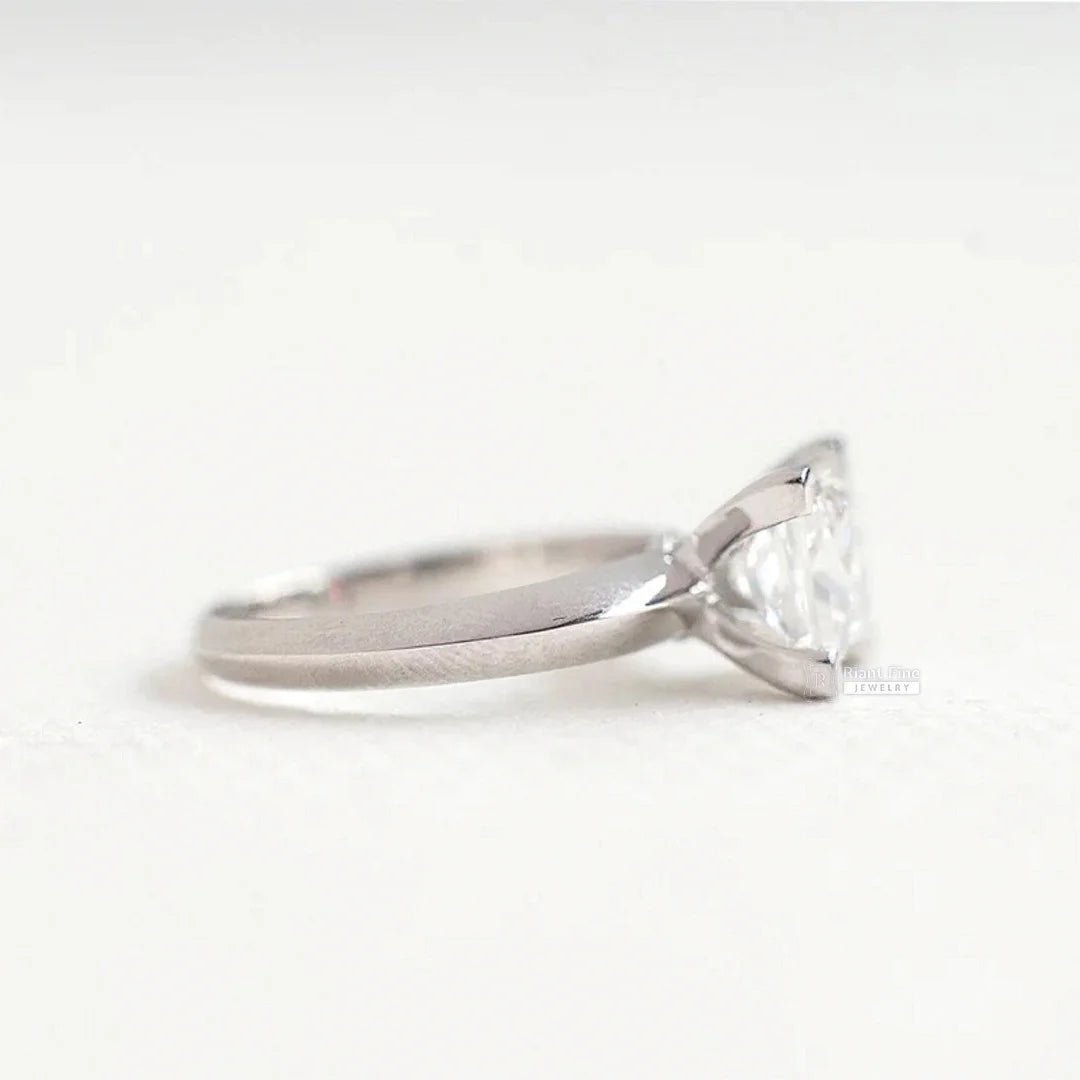 1 Ct Princess Cut Lab Grown Diamond Ring For Women - Riant Fine Jewelry LLC