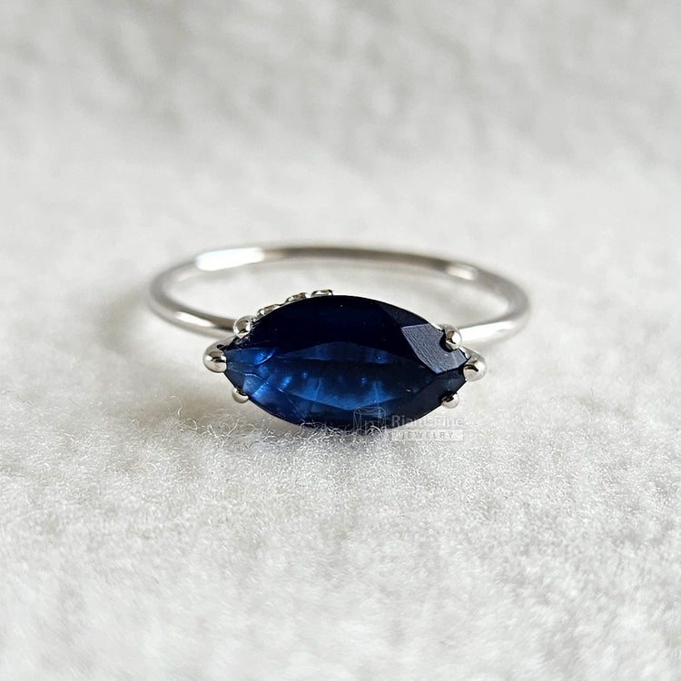 East-West-Marquise-Blue-Sapphire-Ring