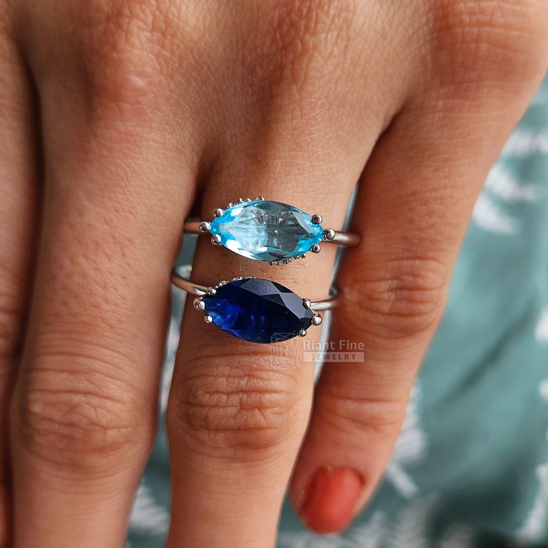 Blue-Gemstone-Engagement-Ring