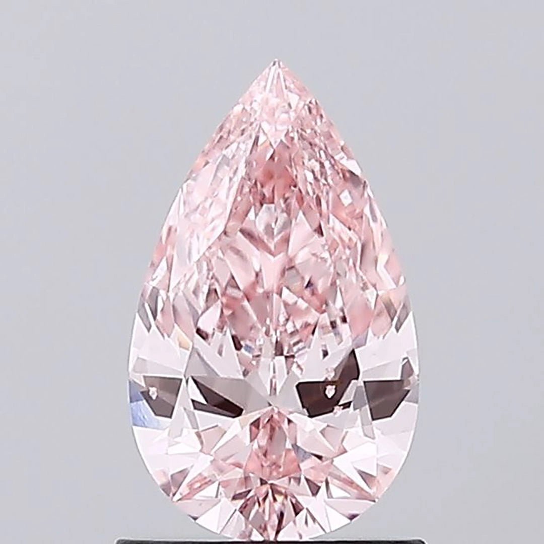1.01 Ct Fancy Intense Pink Pear Lab Grown Diamond - Riant Fine Jewelry