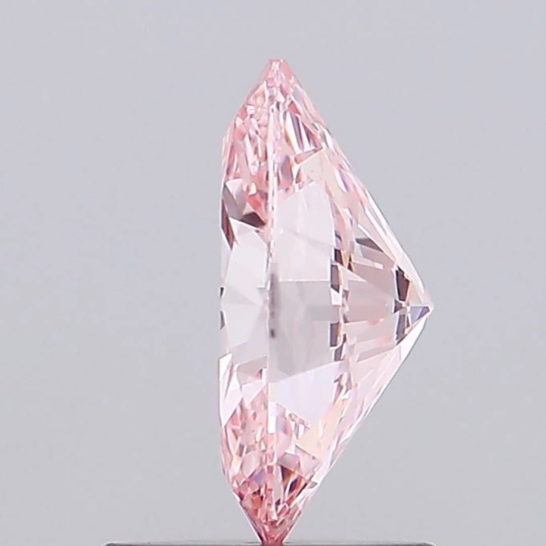 1.03 Ct Fancy Vivid Pink Oval Lab Grown Diamond - Riant Fine Jewelry