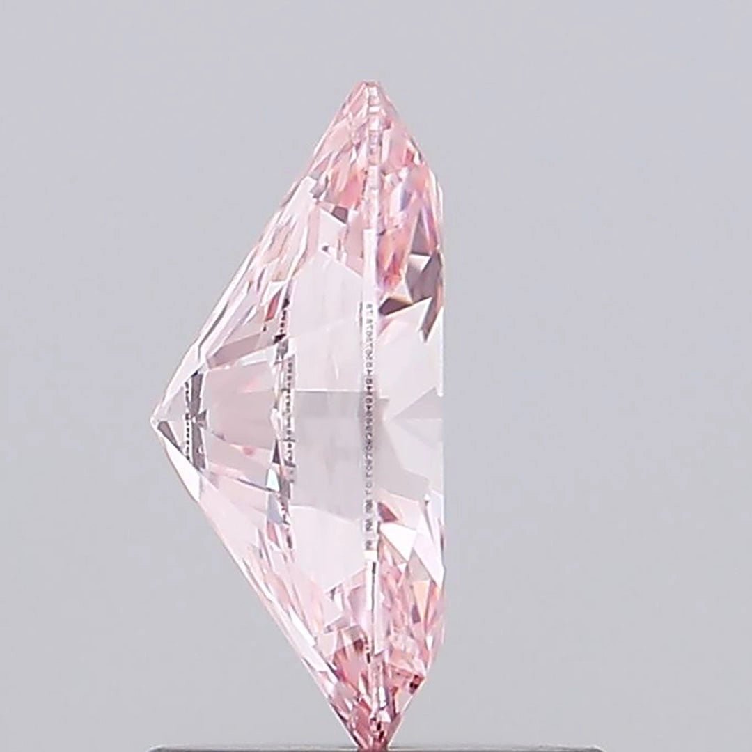 1.03 Ct Fancy Vivid Pink Oval Lab Grown Diamond - Riant Fine Jewelry