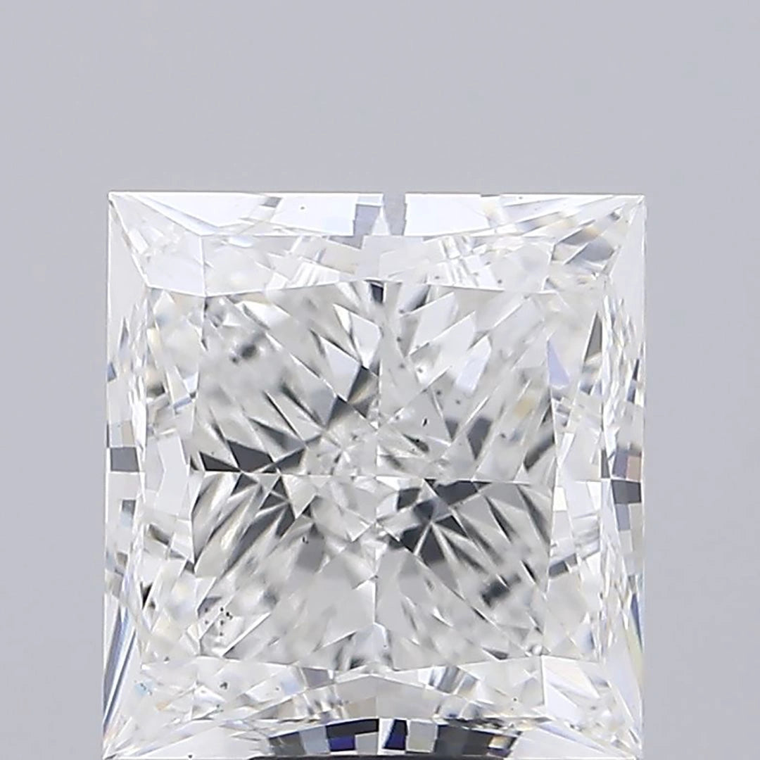 Princess Cut Lab Grown Diamond Front View