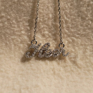 14K Gold Dainty Personalized Name Necklace For Her