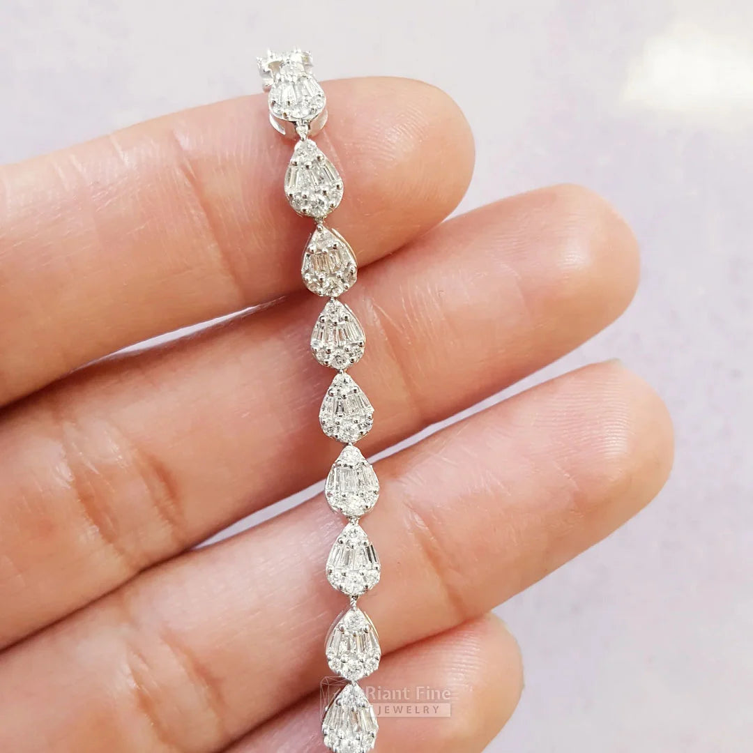 Tennis Bracelet with Moissanite