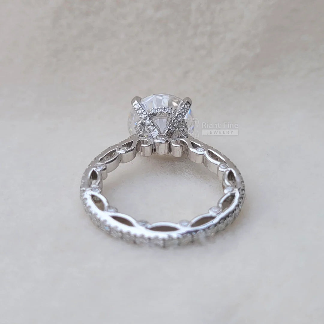 14K White Gold Ring