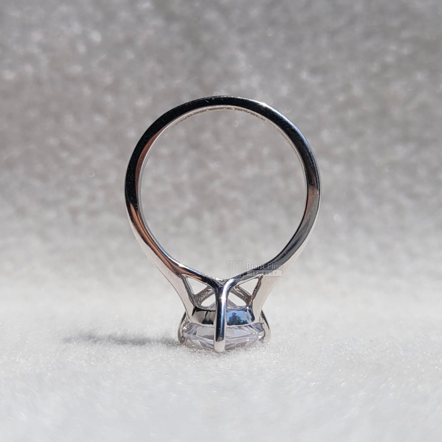 1.5 Ct Triangle Lab Grown Diamond Solitaire Engagement Ring - Riant Fine Jewelry LLC