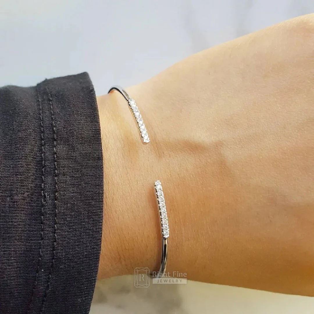 18K Gold Cuff Bracelet