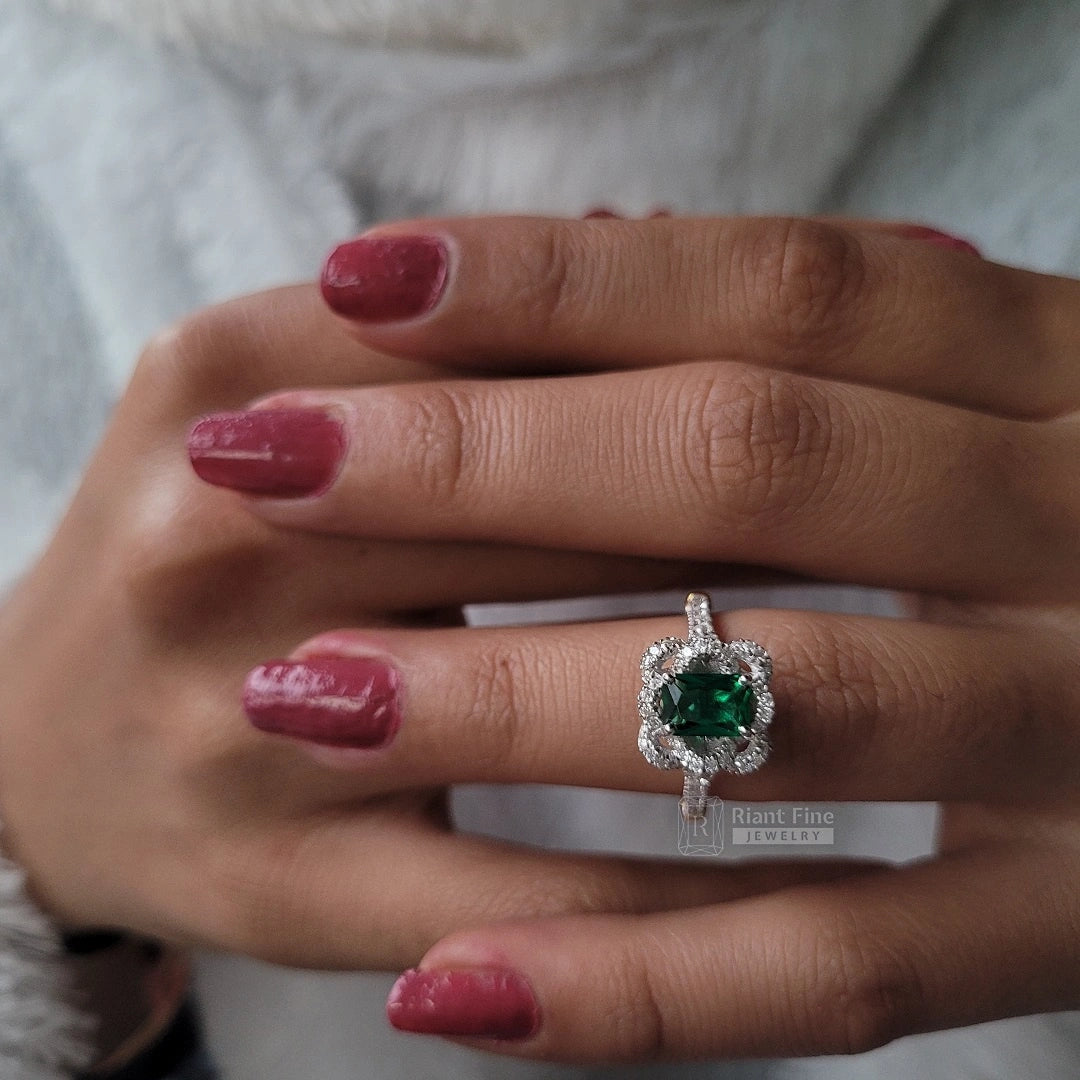 emerald-cut-sapphire-engagement-ring