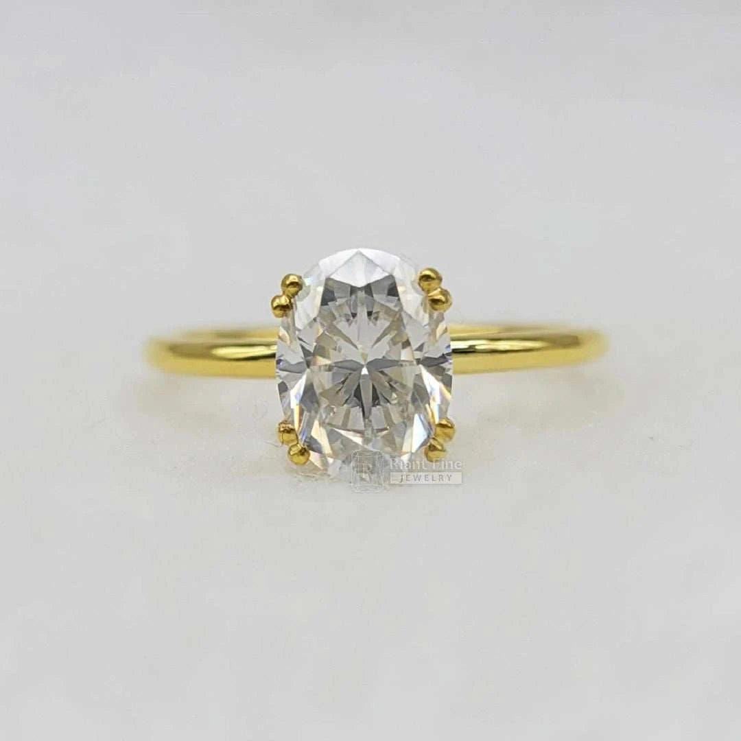 1 Ct Oval Diamond Ring