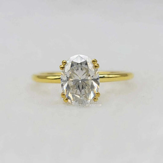 1 Ct Oval Diamond Ring