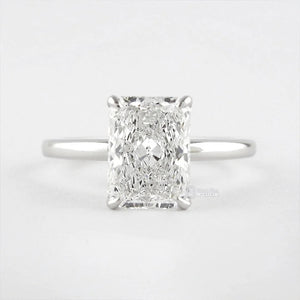 2 Ct Radiant Cut Lab Grown Diamond Engagement Ring