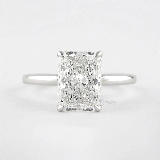 2 Ct Radiant Cut Lab Grown Diamond Engagement Ring - Riant Fine Jewelry LLC