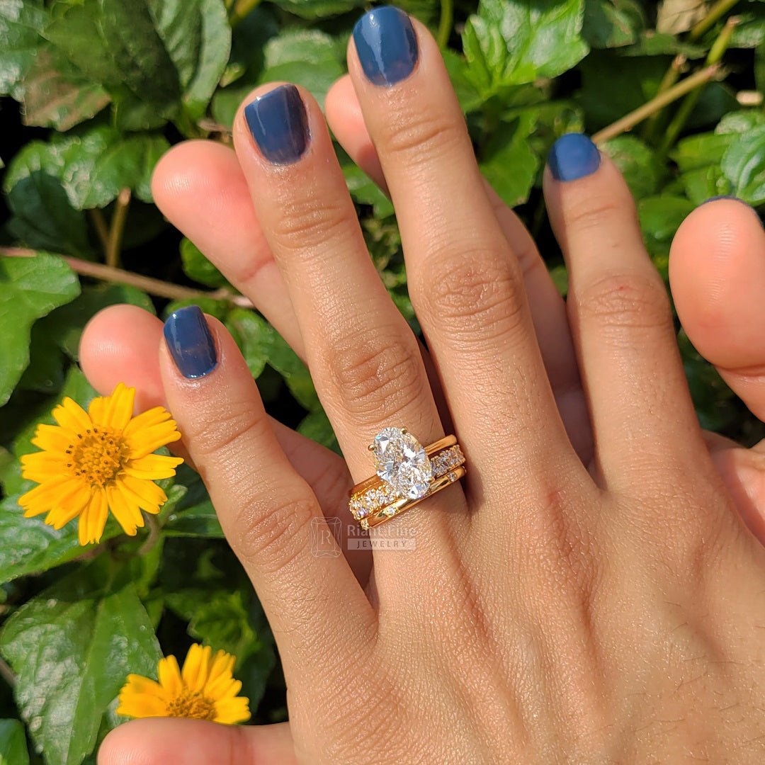 3 Carat Oval Diamond Ring