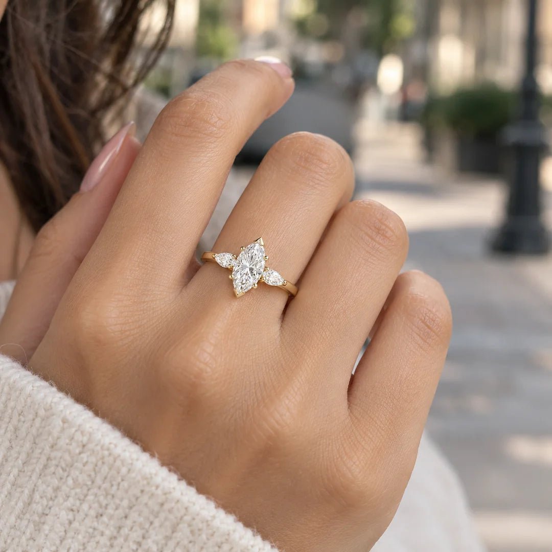 marquise bridal engagement ring