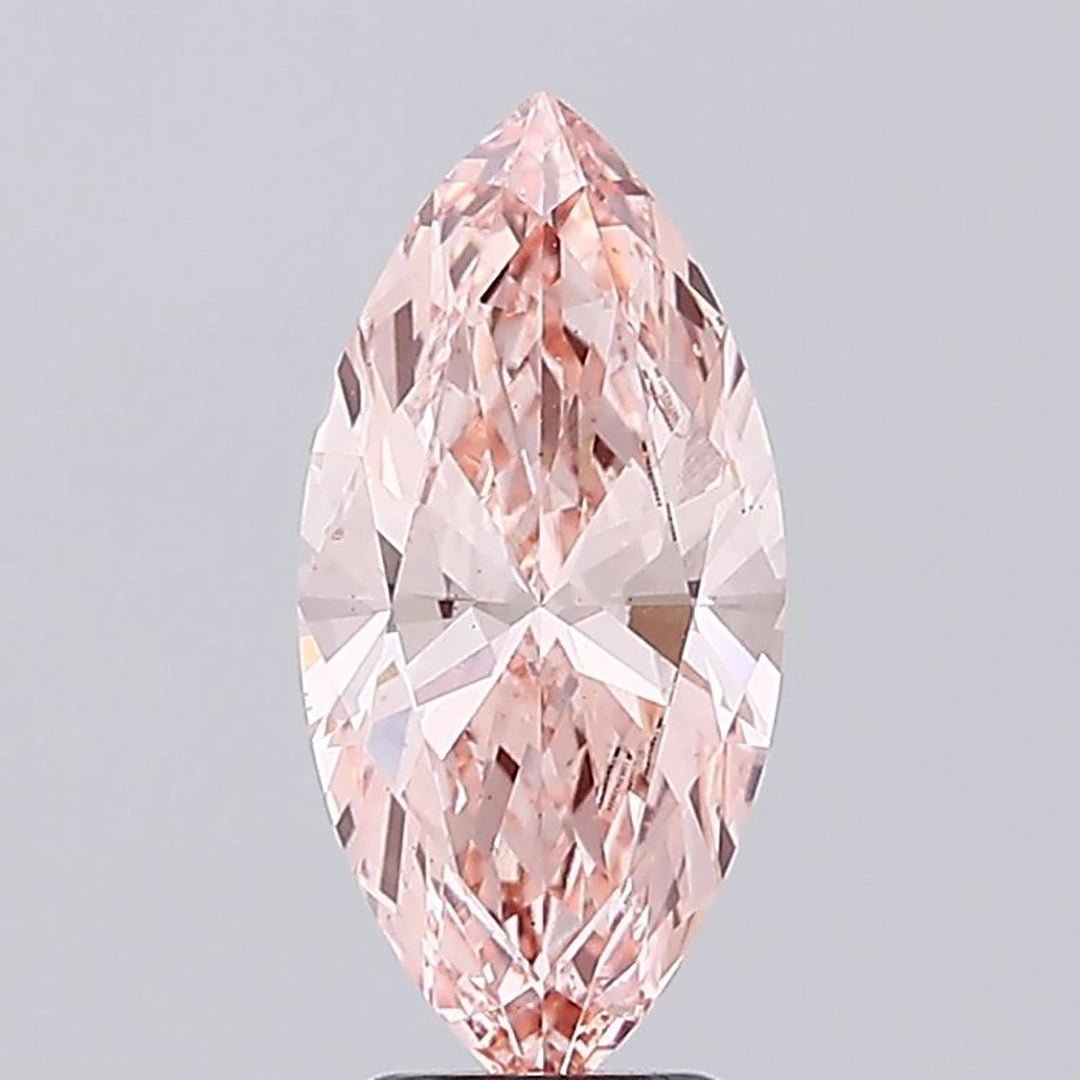 3.01 Ct Fancy Intense Pink Marquise Lab Grown Diamond - Riant Fine Jewelry