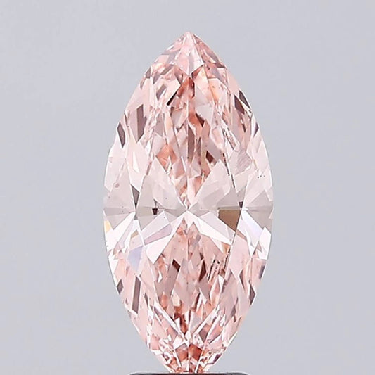 3.01 Ct Fancy Intense Pink Marquise Lab Grown Diamond - Riant Fine Jewelry