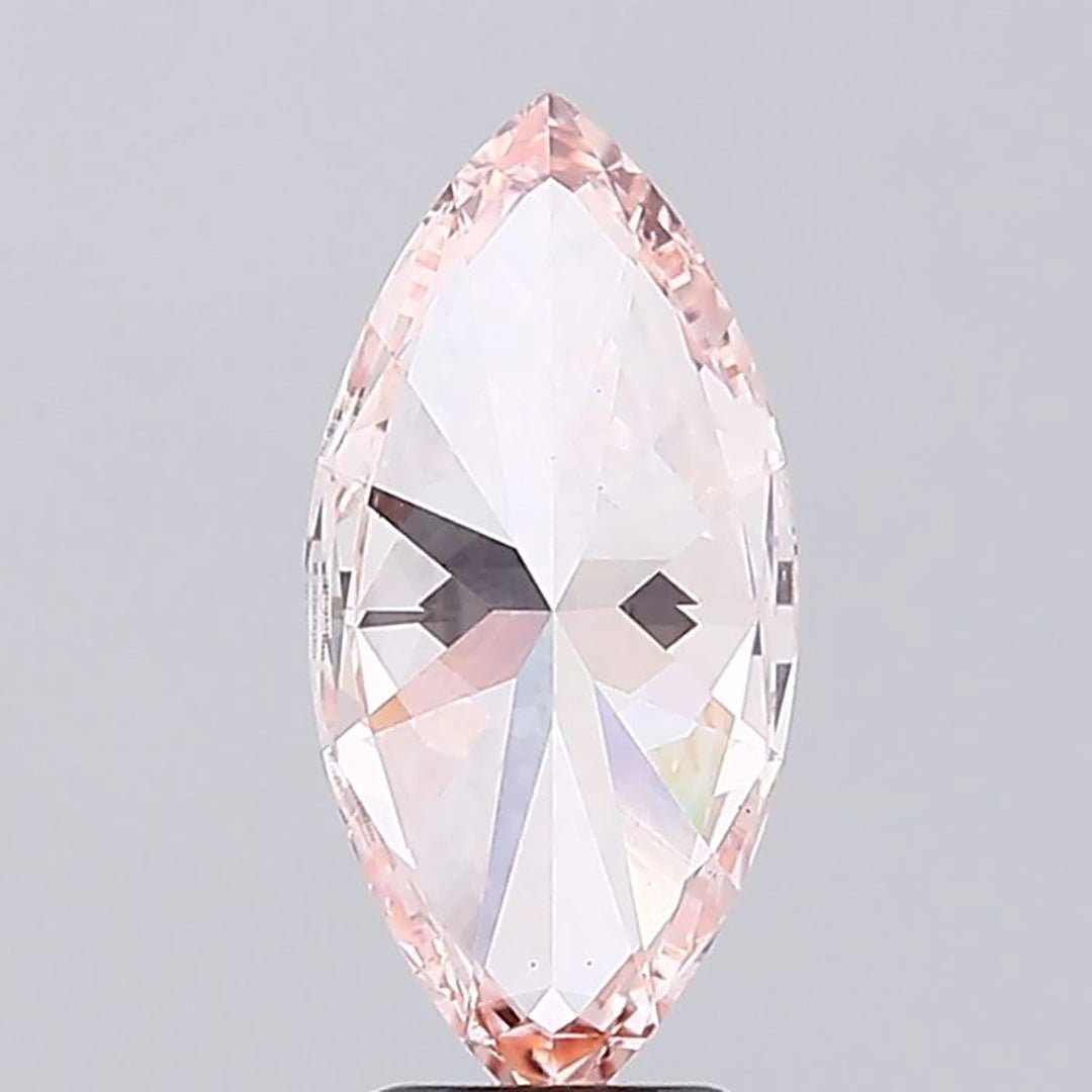 3.01 Ct Fancy Intense Pink Marquise Lab Grown Diamond - Riant Fine Jewelry