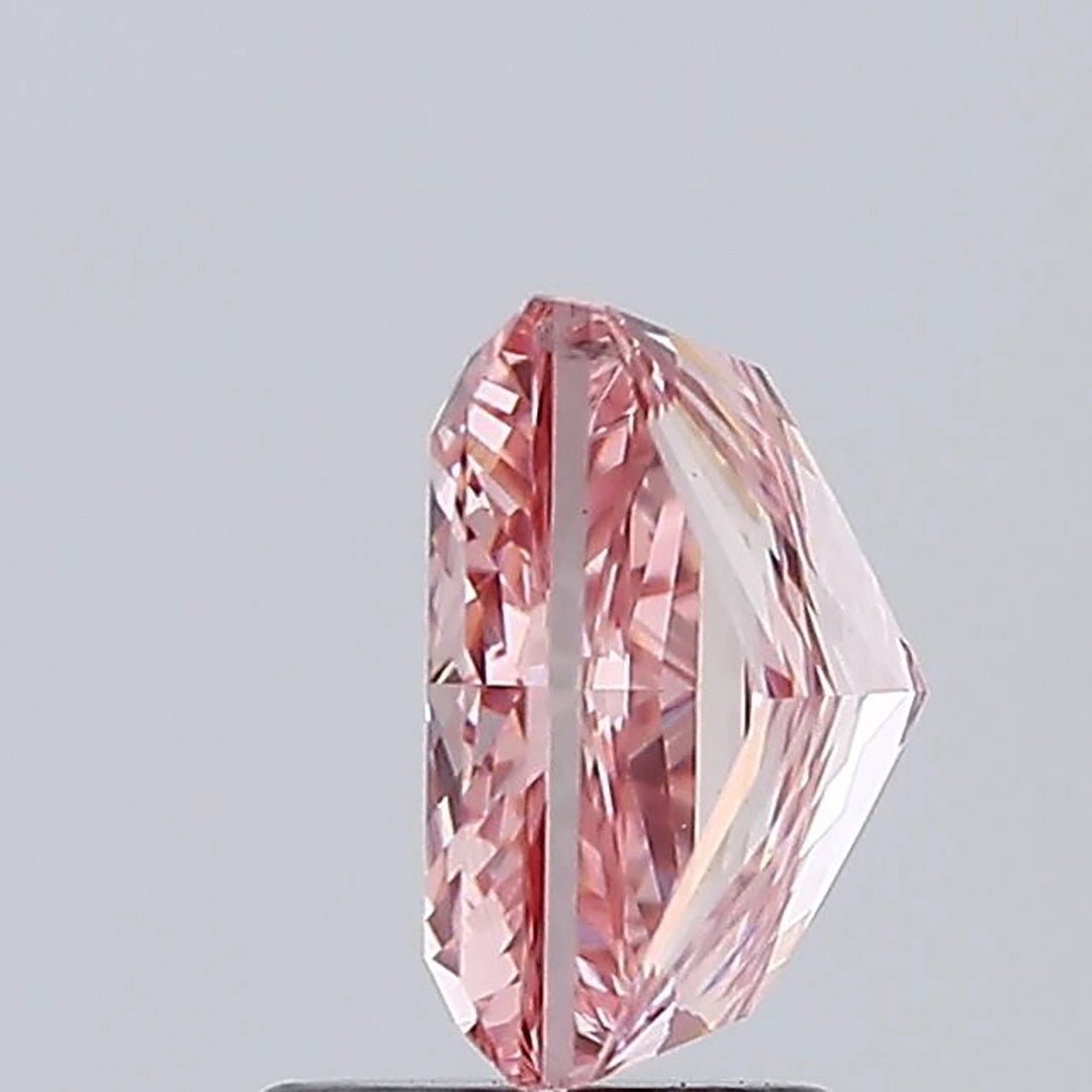 3.01 Ct Fancy Vivid Pink Princess Lab Grown Diamond - Riant Fine Jewelry