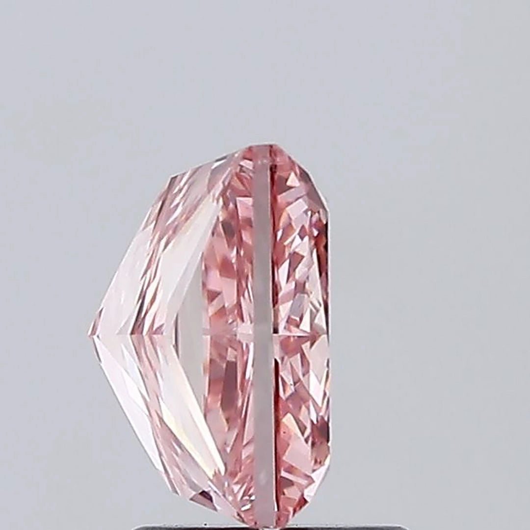 3.01 Ct Fancy Vivid Pink Princess Lab Grown Diamond - Riant Fine Jewelry