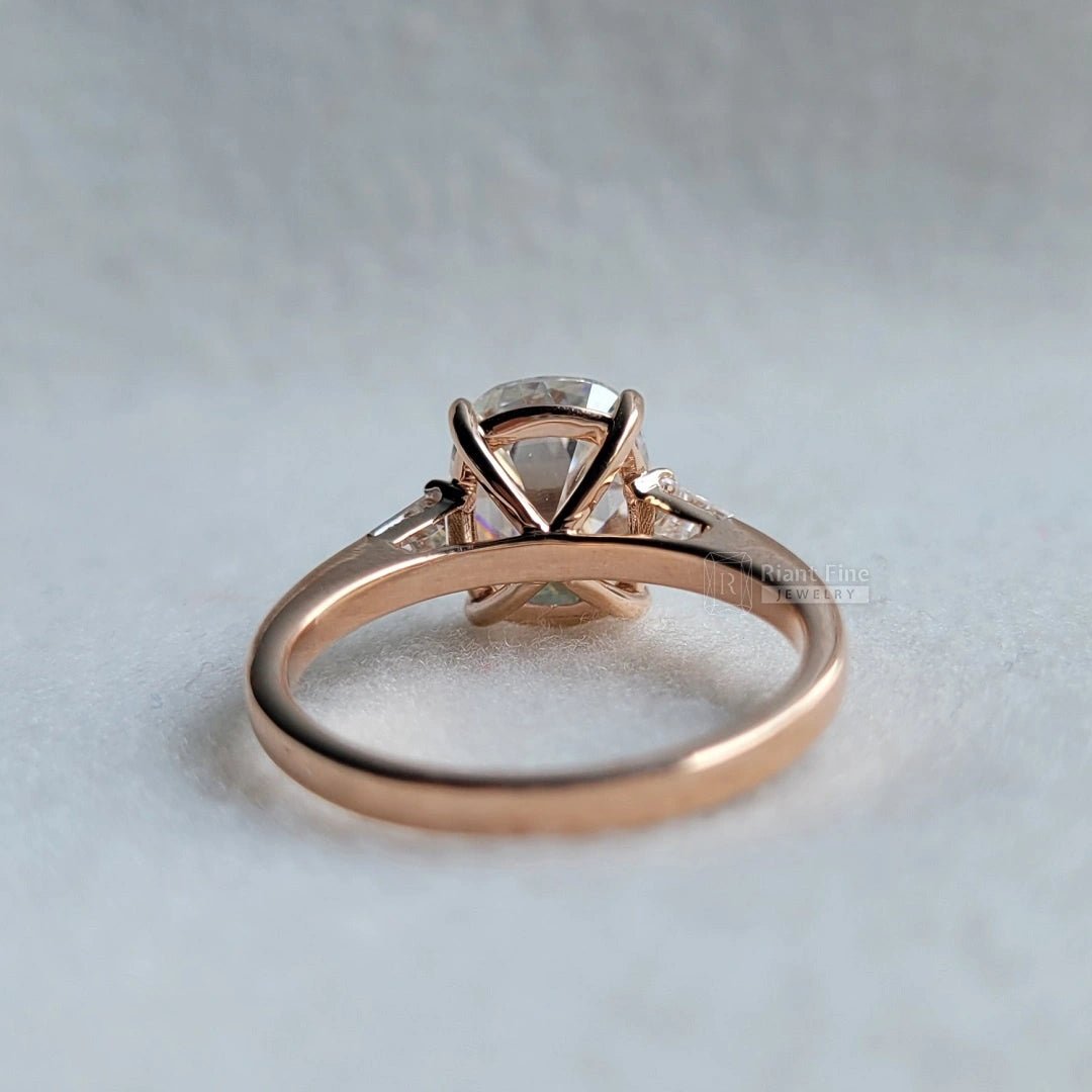 5.22 Ct Elongated Cushion Cut Diamond Engagement Ring - Riant Fine Jewelry