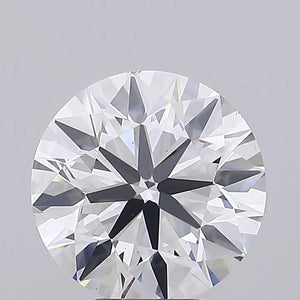 6.19 Carat Round Cut Lab Grown Diamond